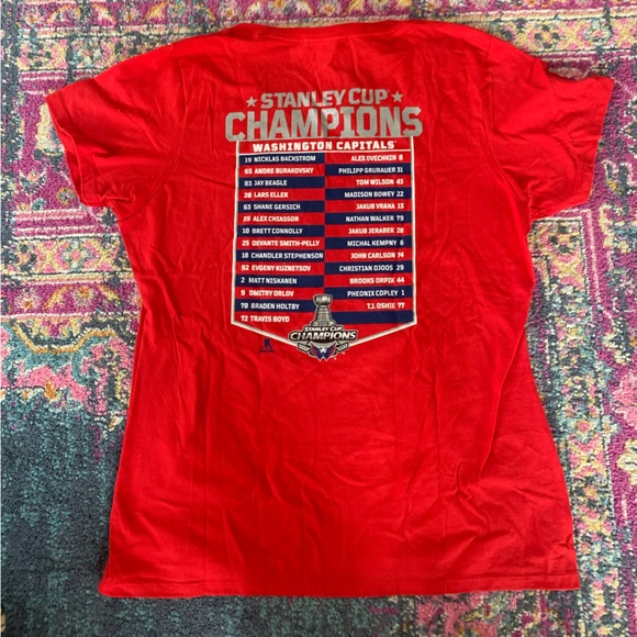 Fanatics Washington Capitals Stanley Cup 2018 Tee - Picture 2 of 3